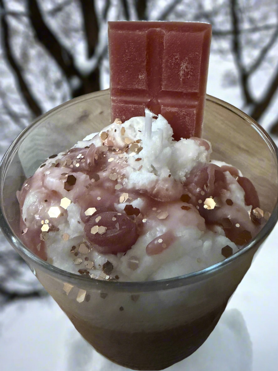Christmas spiced cookie candle
