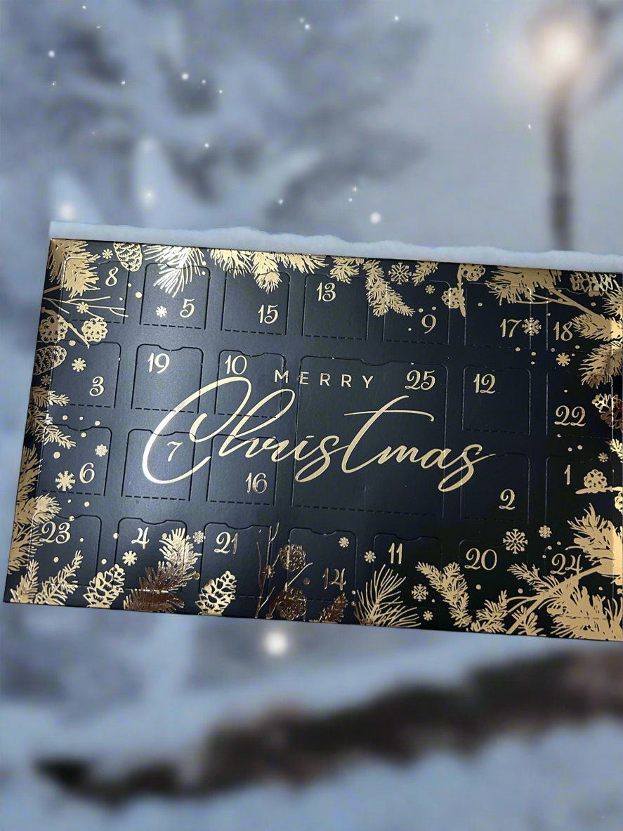 Wax melt advent calendar black edition