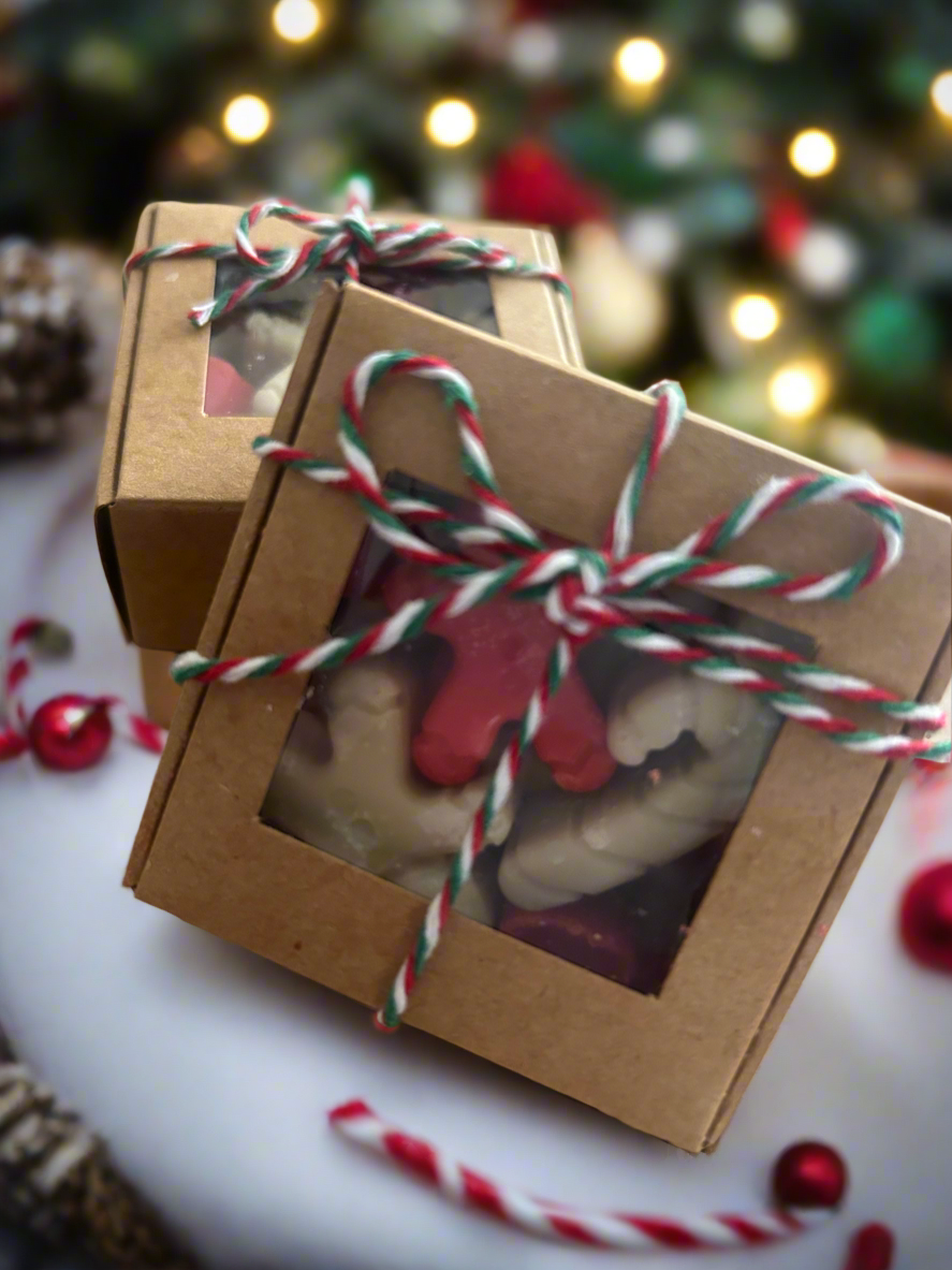 Christmas wax melt scoopie boxes
