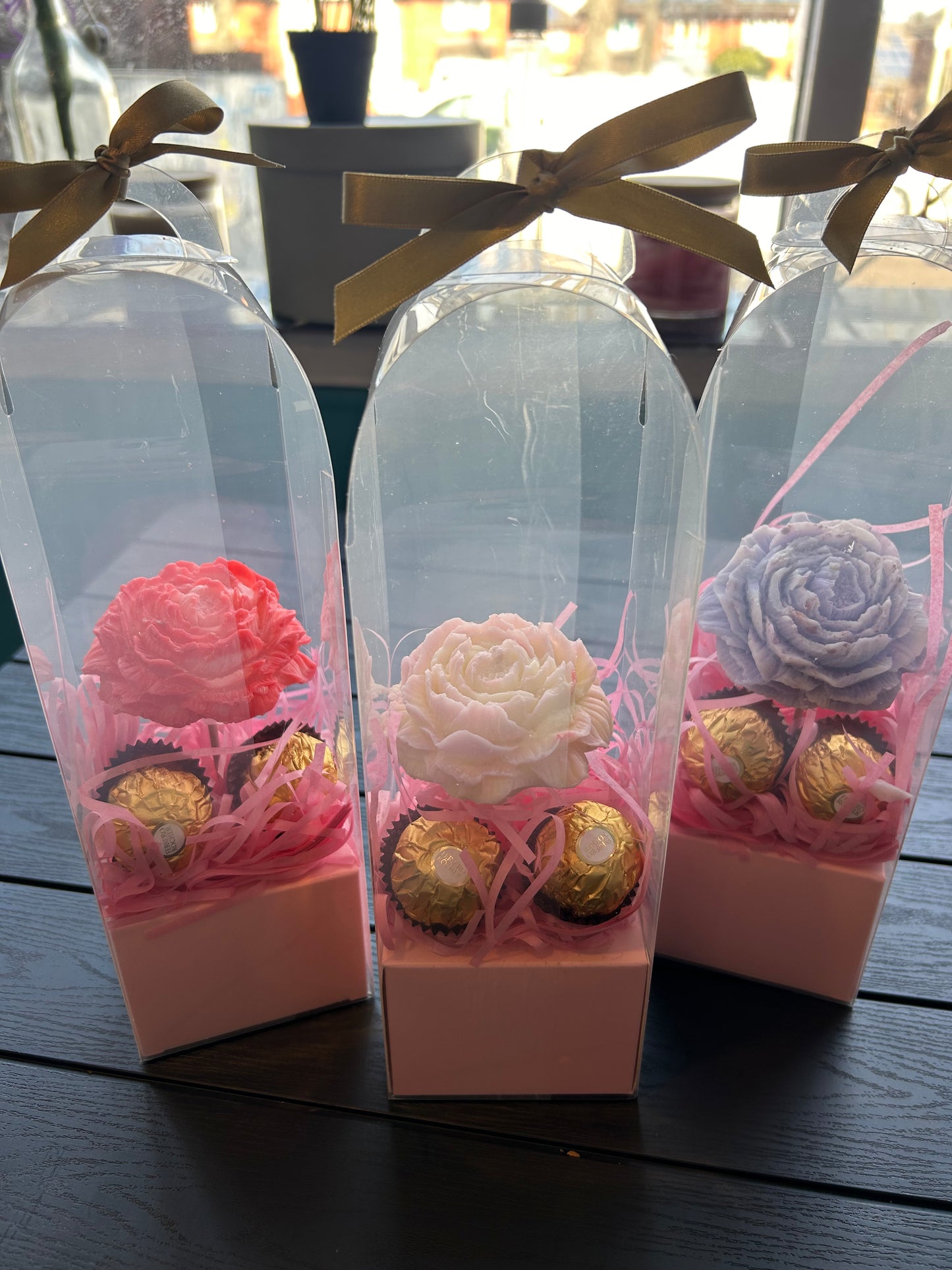 Single wax melt chocolate boxes