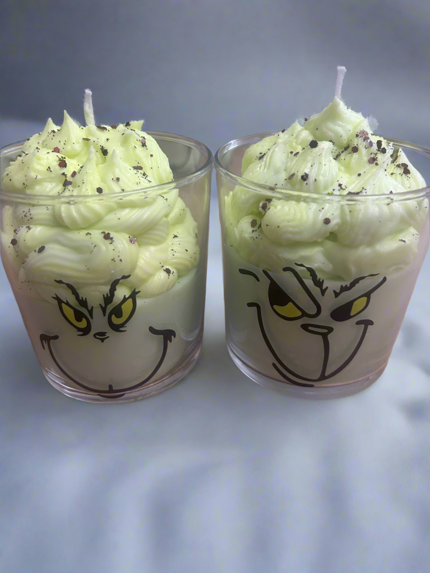 Grinch candles