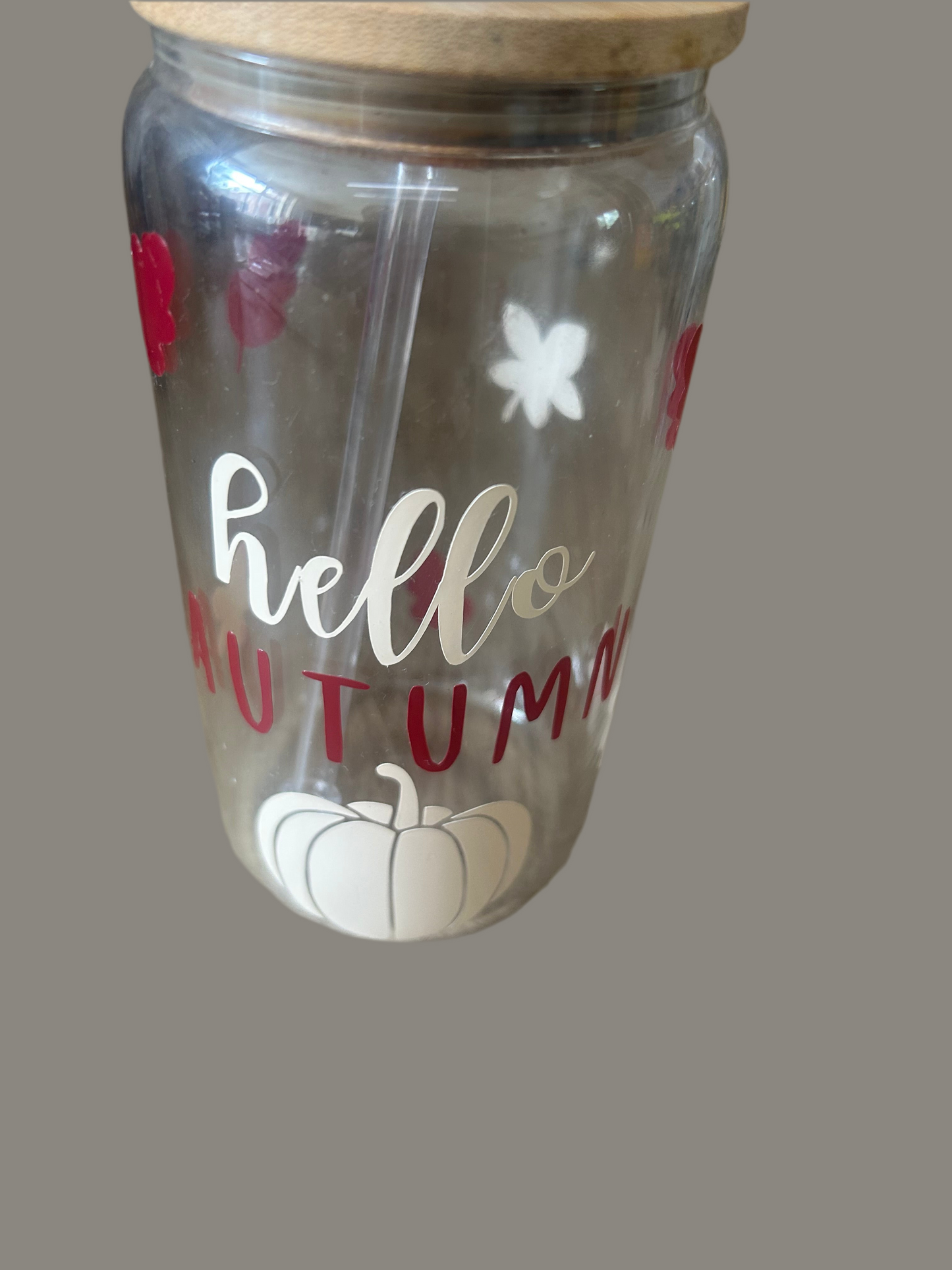 Glass drinking jars