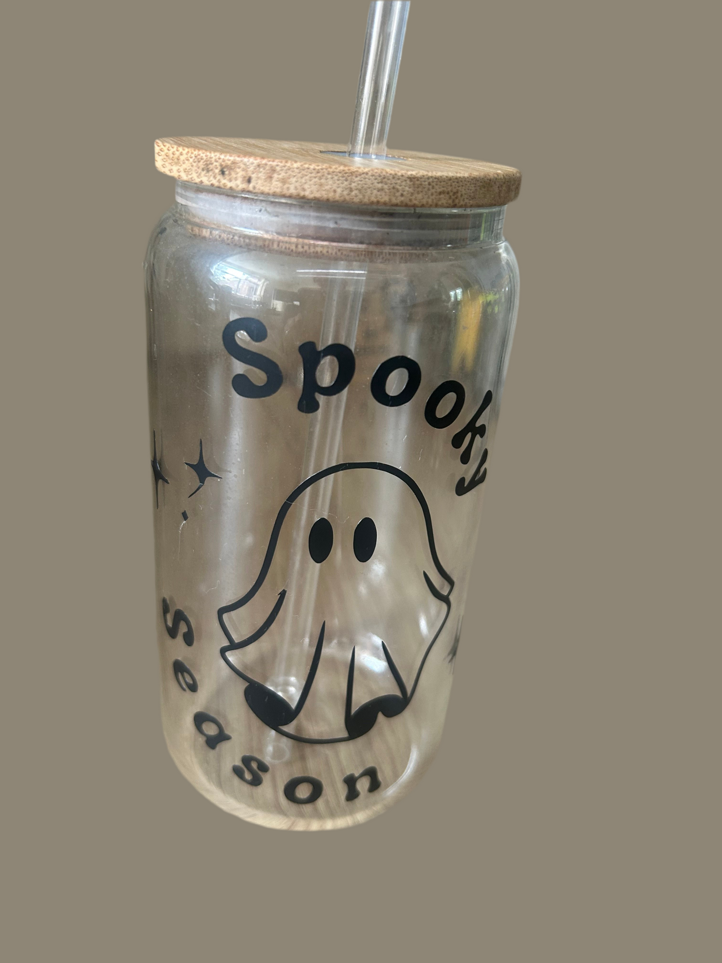 Glass drinking jars