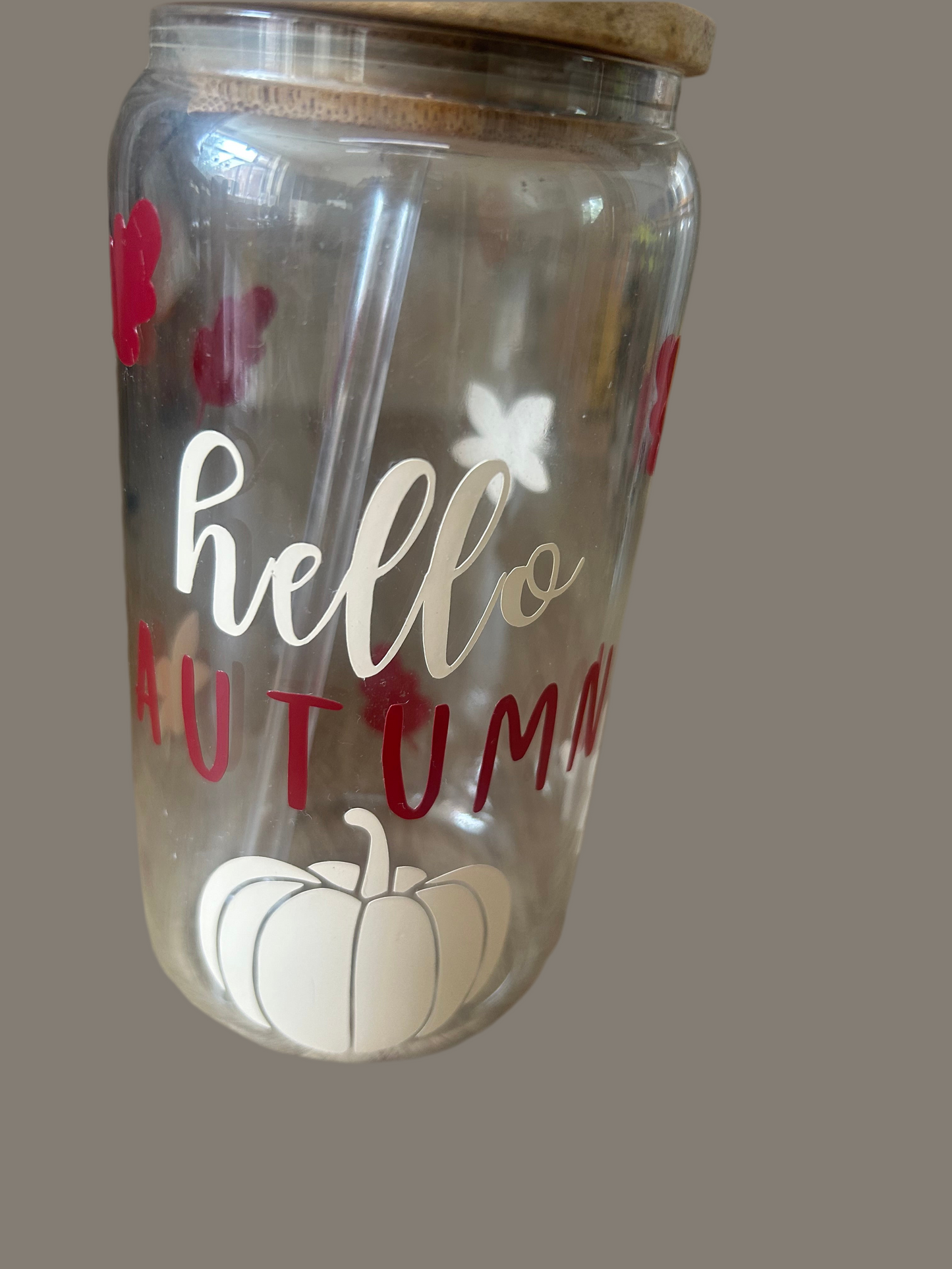 Glass drinking jars