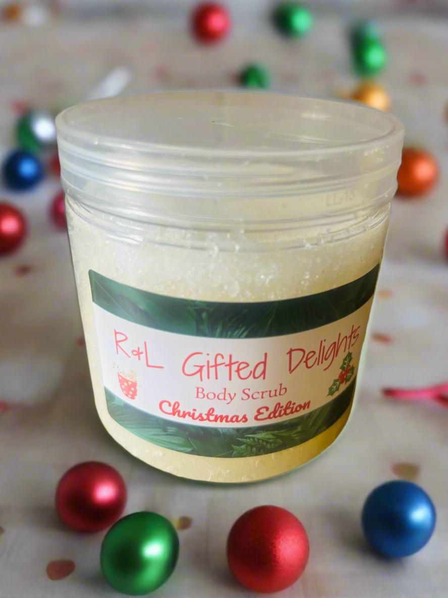 Body scrubs Christmas collection