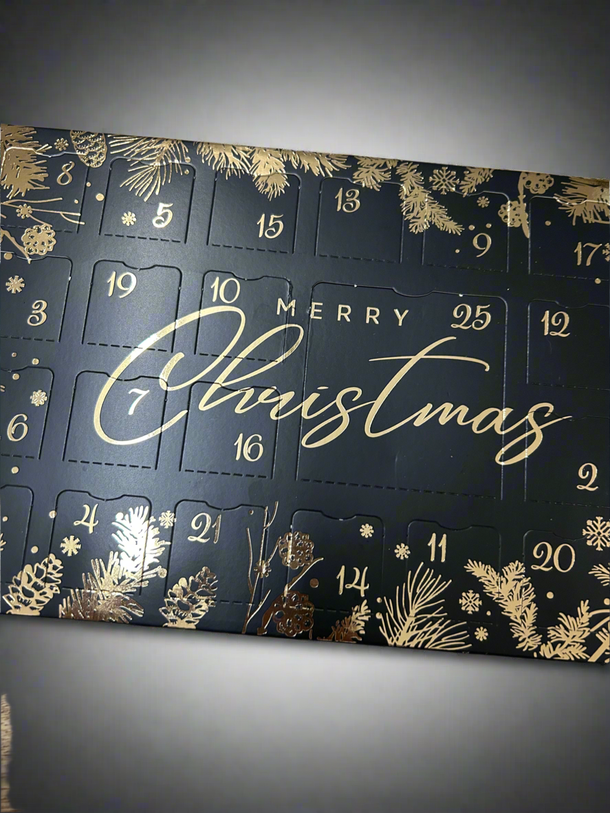 Wax melt advent calendar black edition