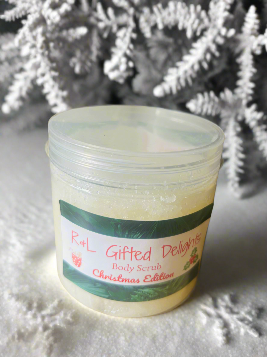 Body scrubs Christmas collection