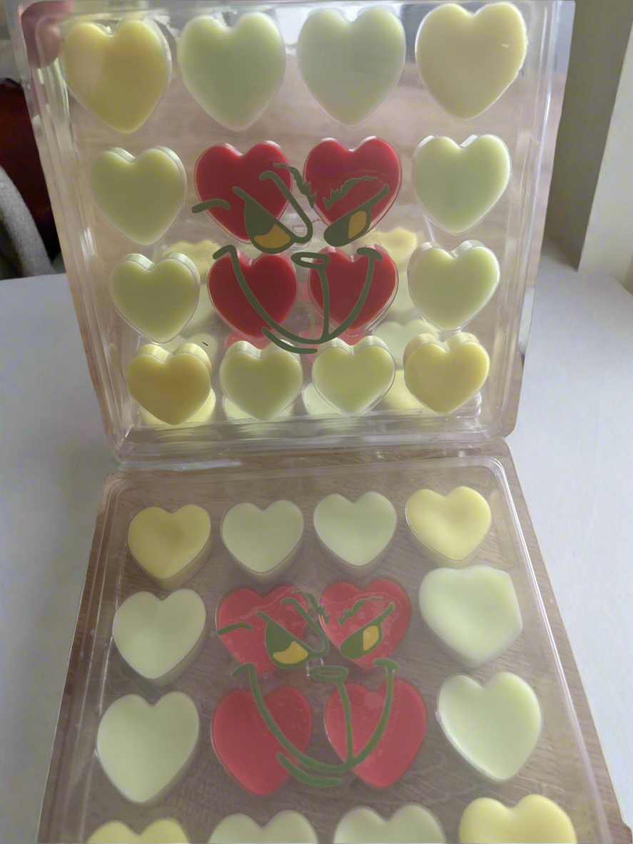 Grinch wax melt boxes