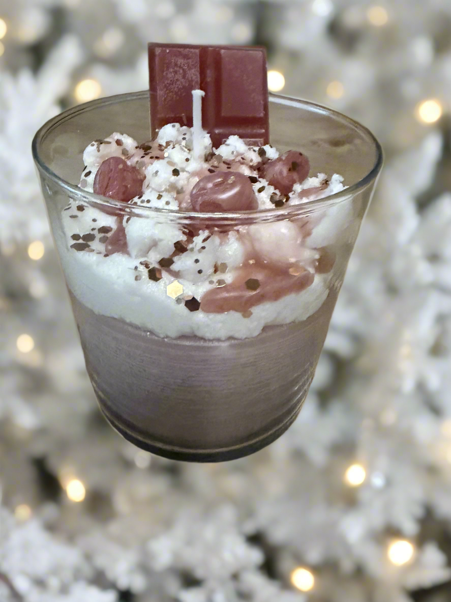 Christmas spiced cookie candle