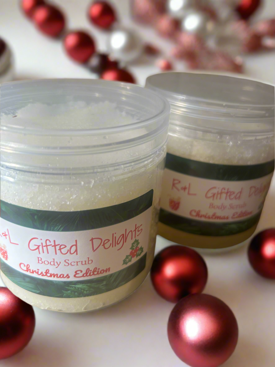 Body scrubs Christmas collection