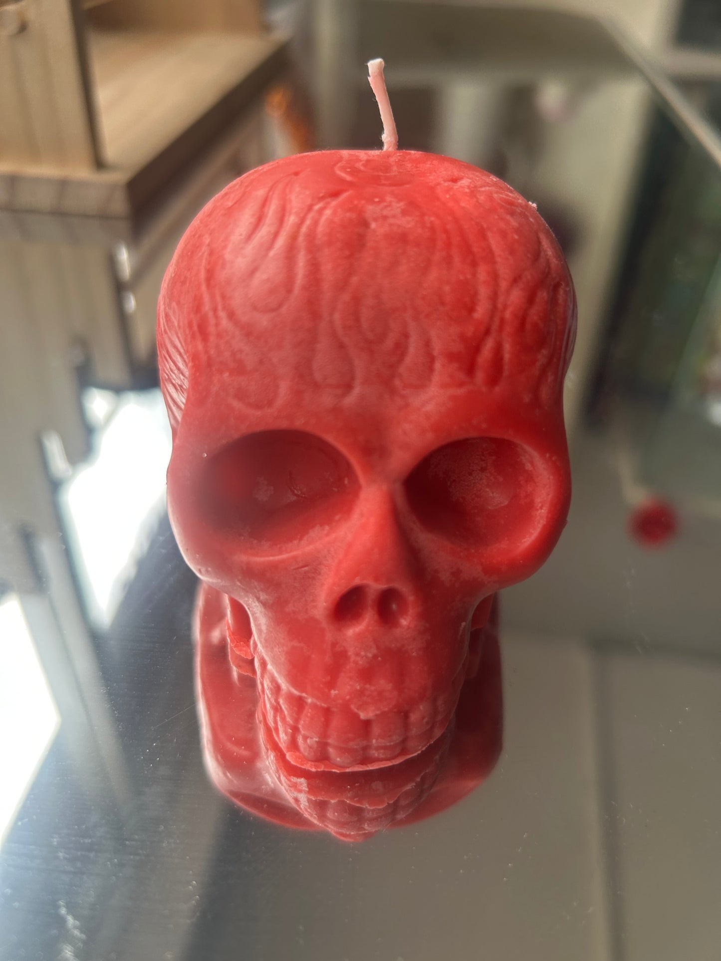 Scented skull candles