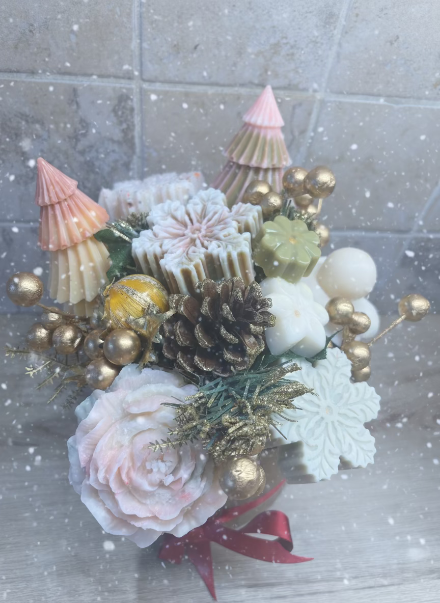 Christmas wax melt bouquet