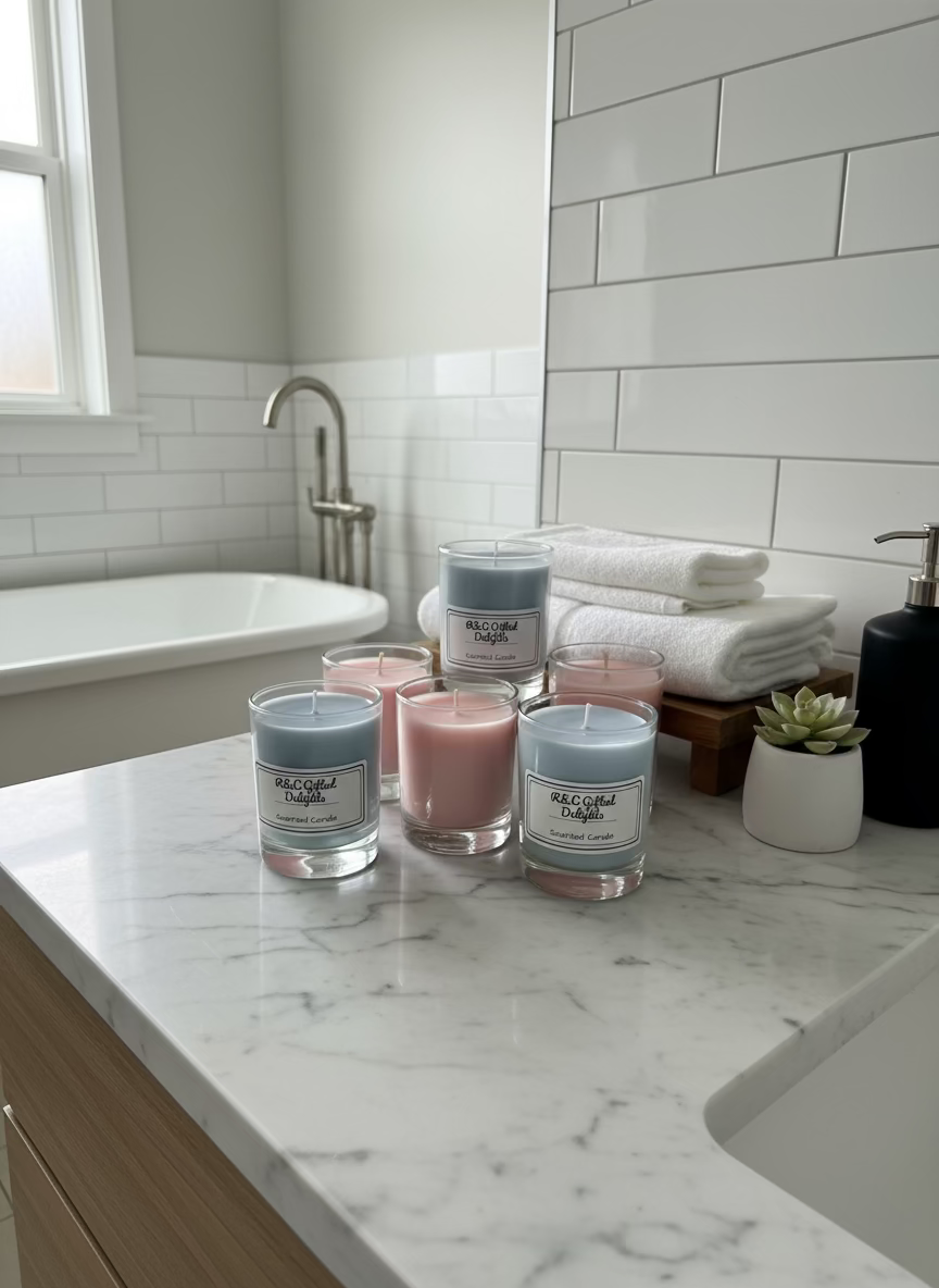 Eucalyptus mini candle