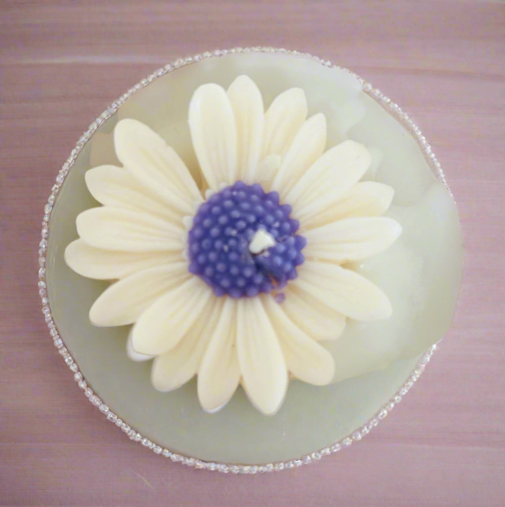 Daisy Flower Candles