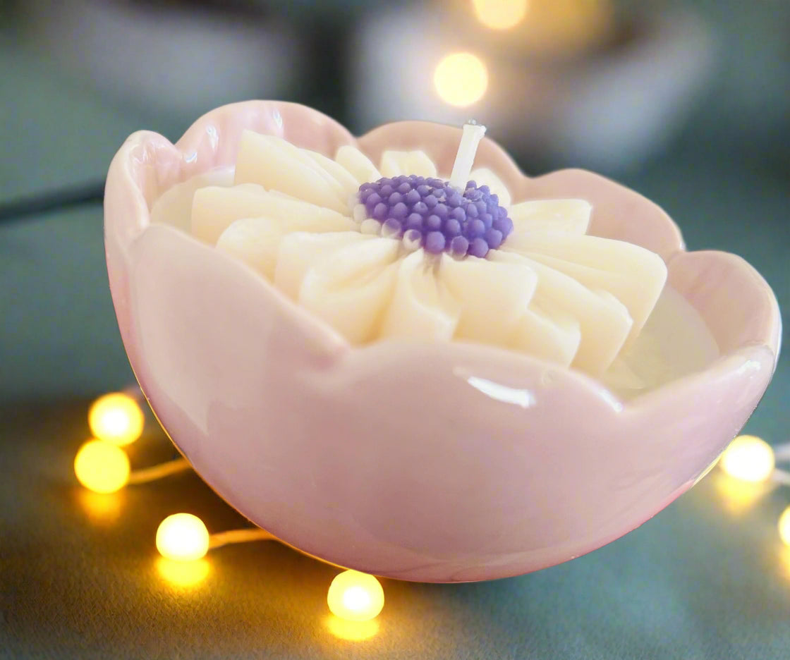 Daisy Flower Candles