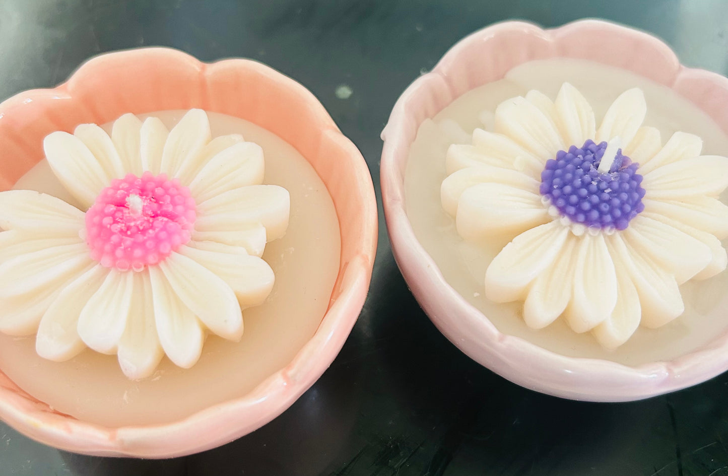 Daisy Flower Candles