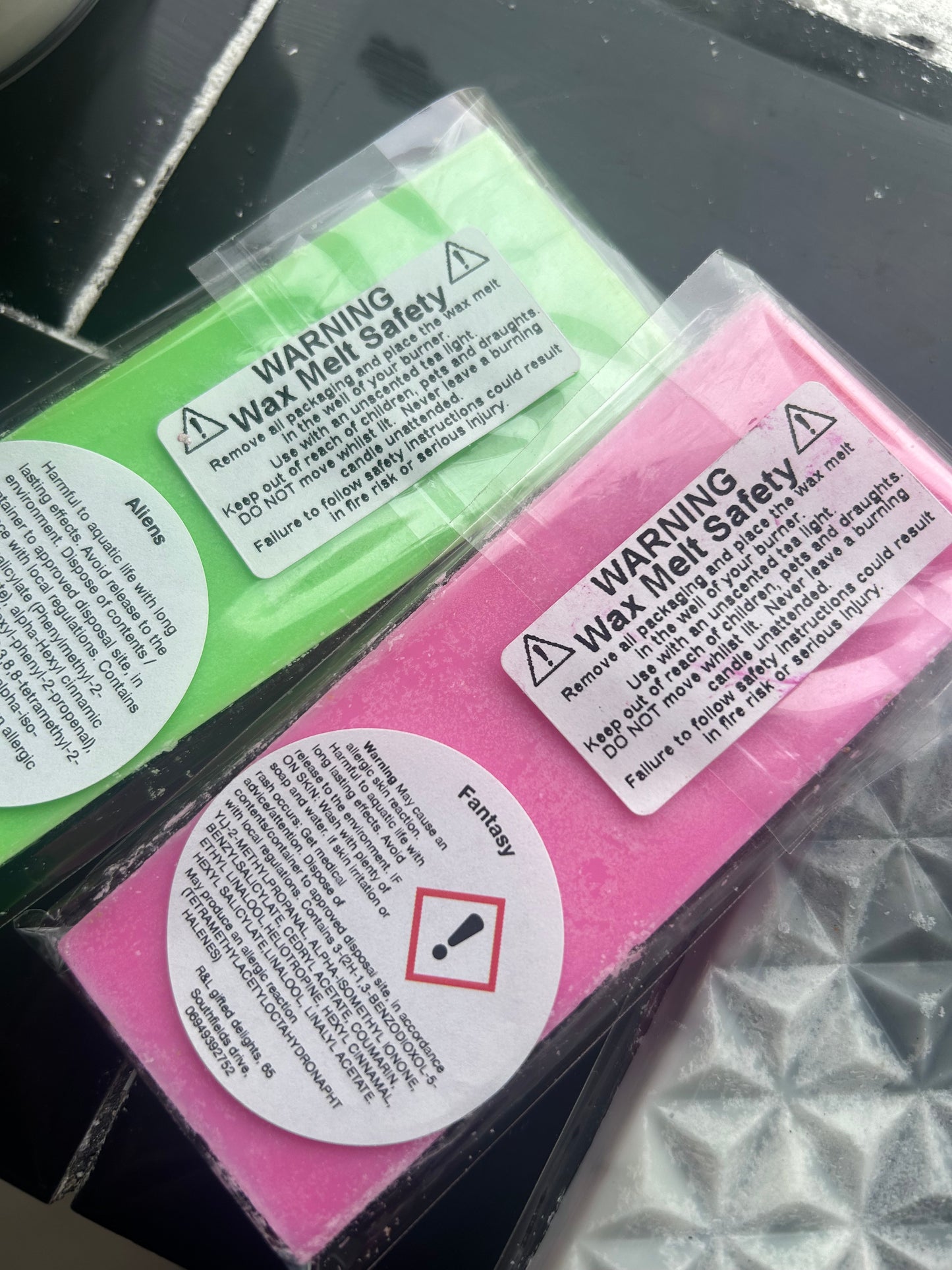 Perfumed inspired wax melts