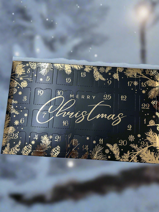 Wax melt advent calendar black edition