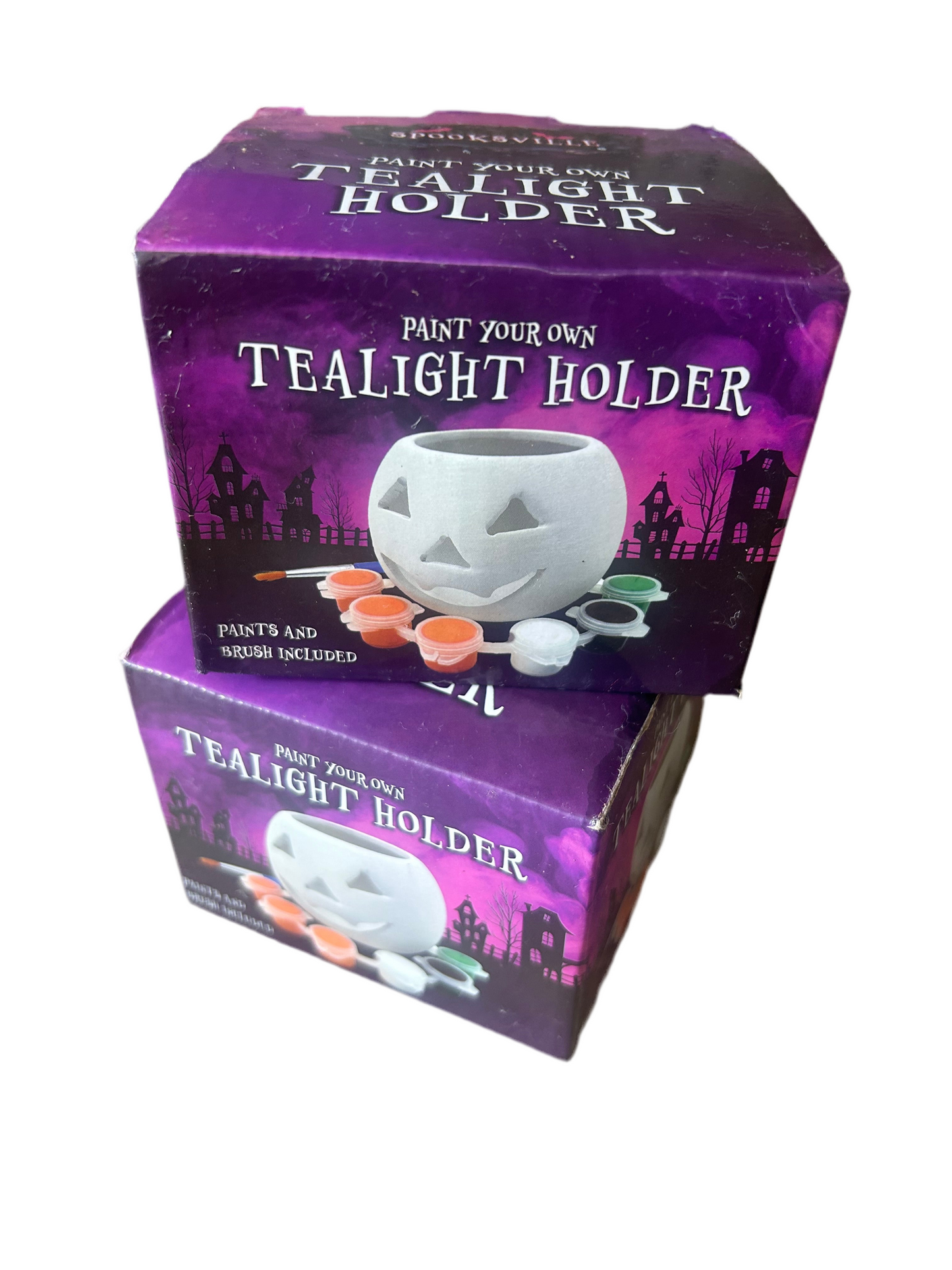 Paint your own tea light holder