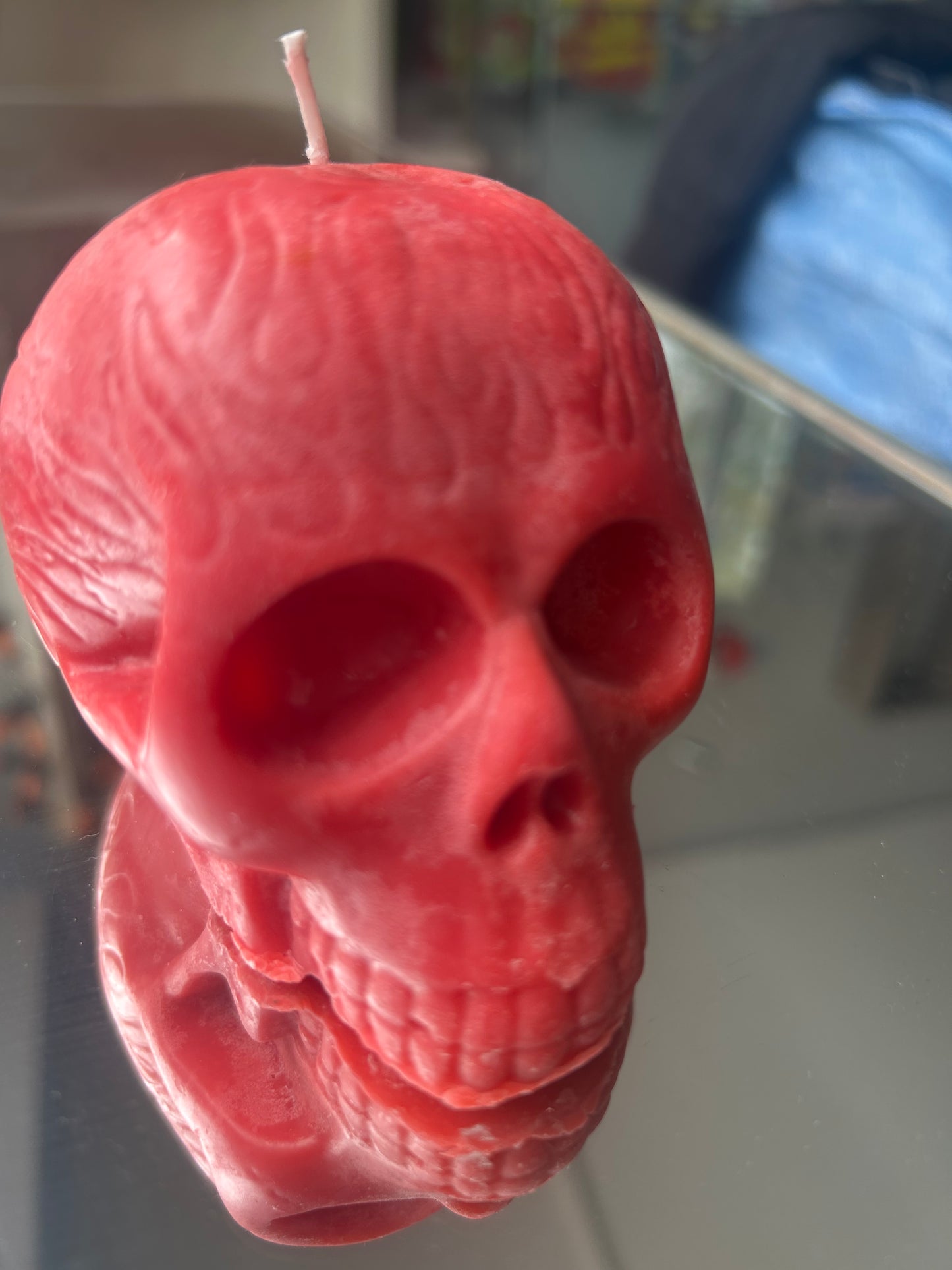 Scented skull candles