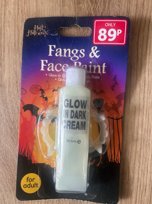 Glow in the dark face cream