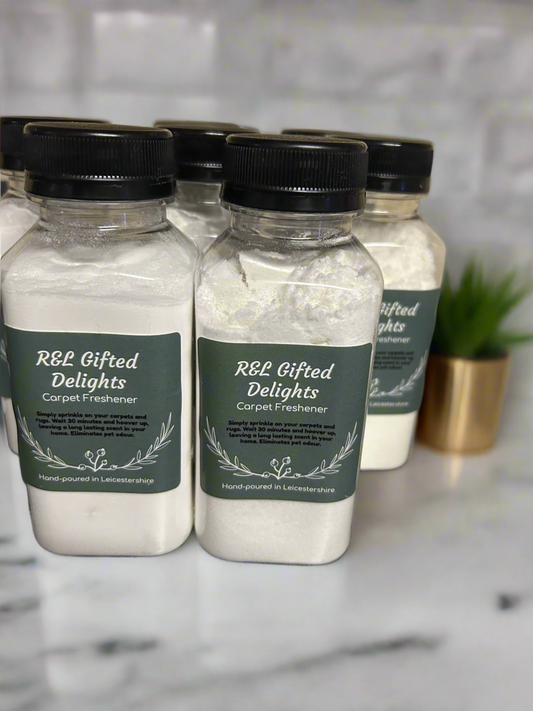 Carpet freshener bottles