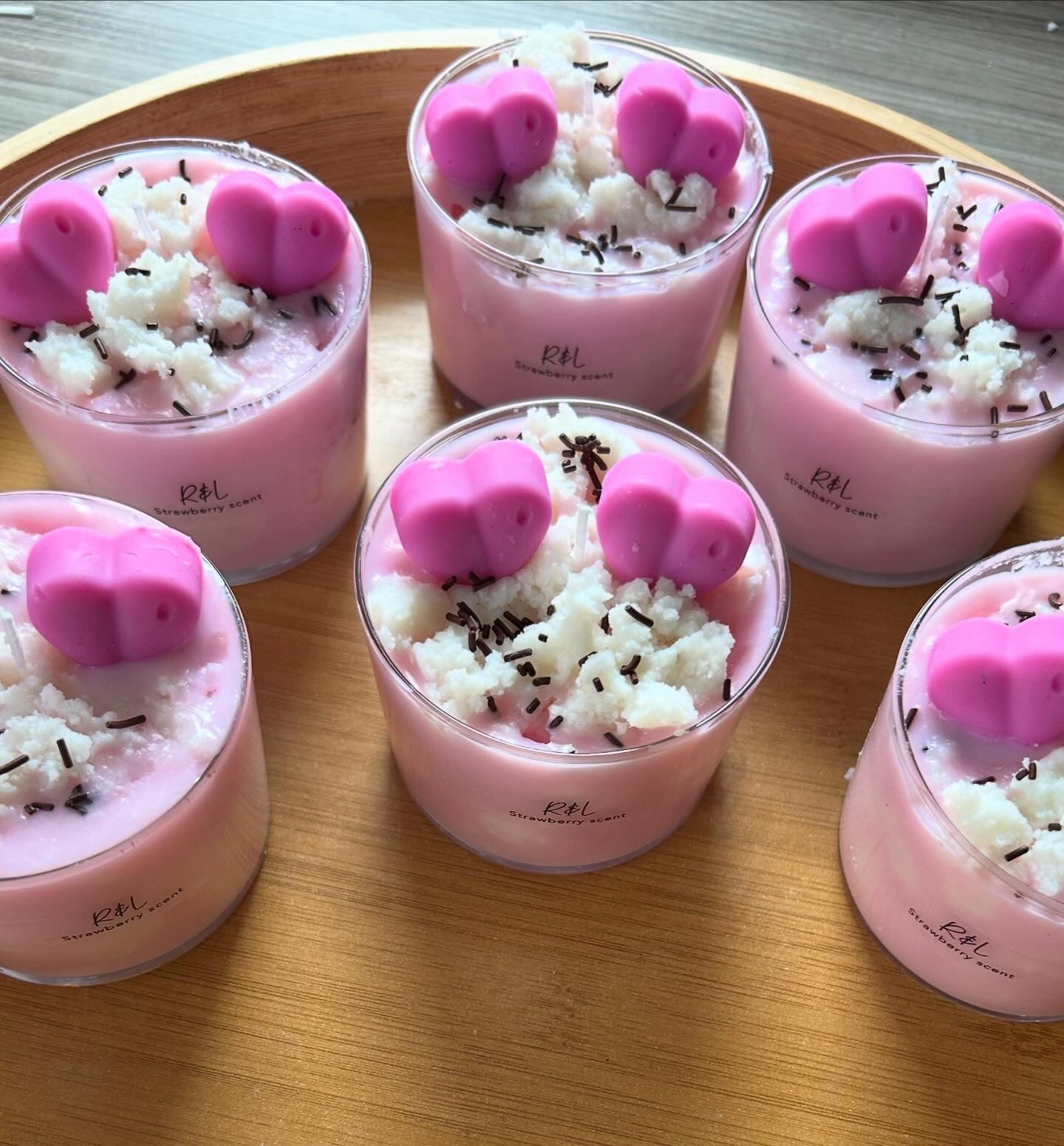 Strawberry Blush Candles