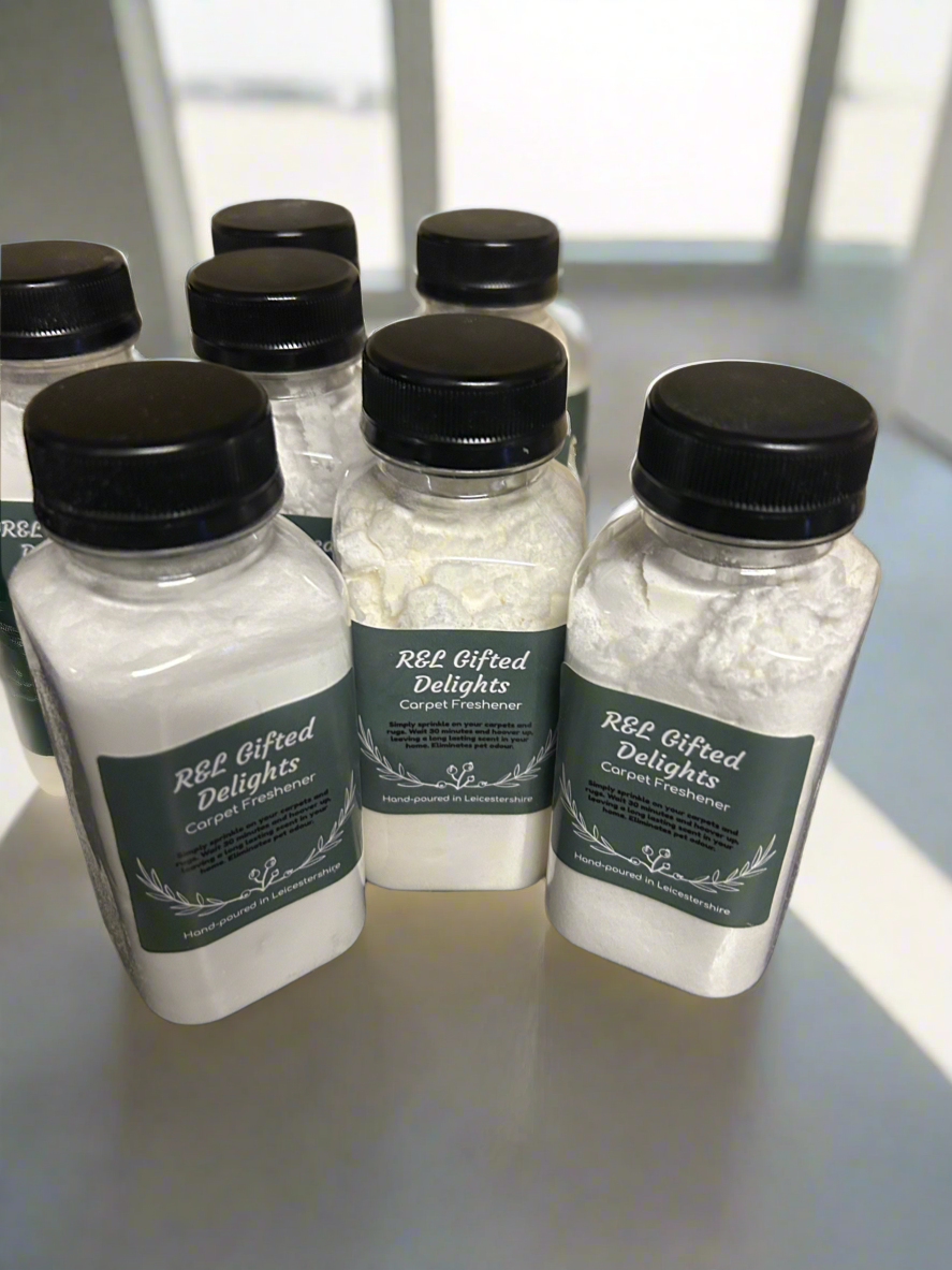 Carpet freshener bottles