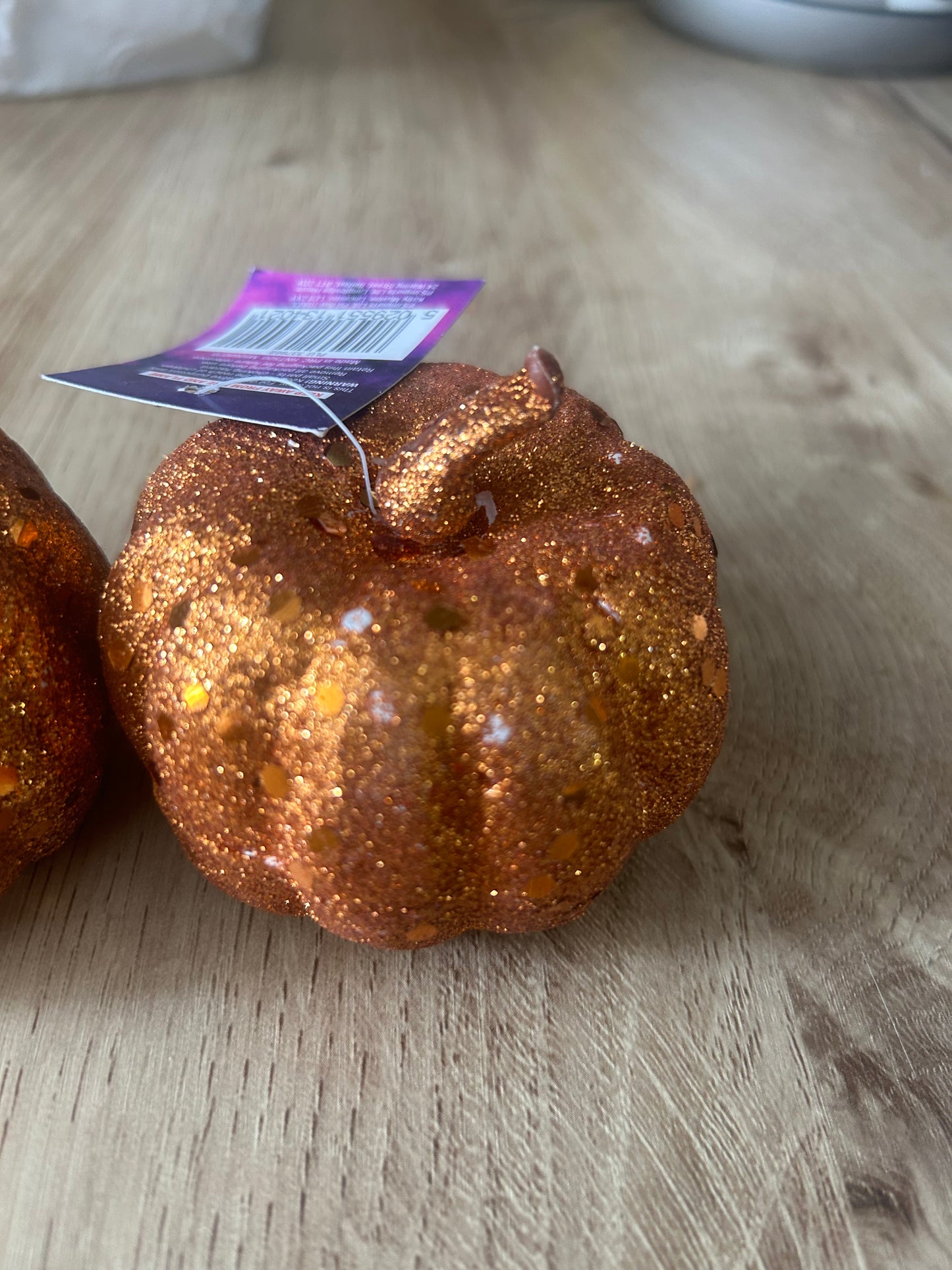 Mini decorative pumpkins