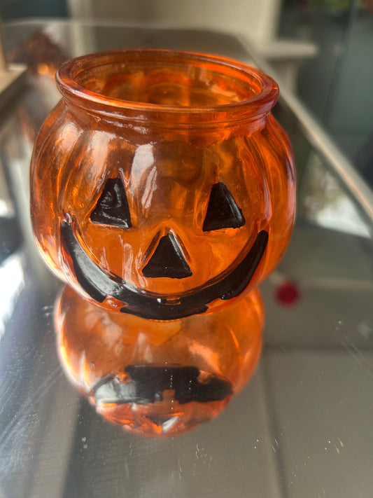 Pumpkin tea light holder