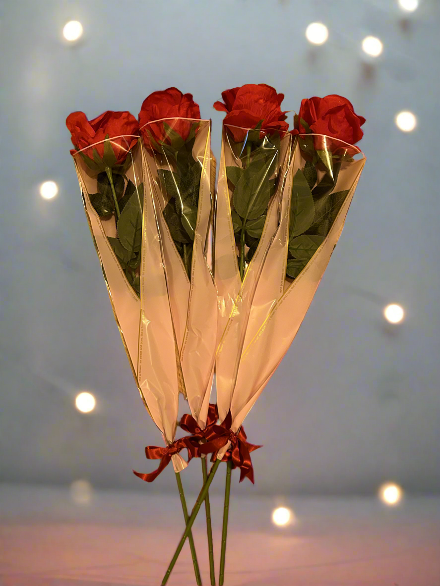 Single long stem rose’s