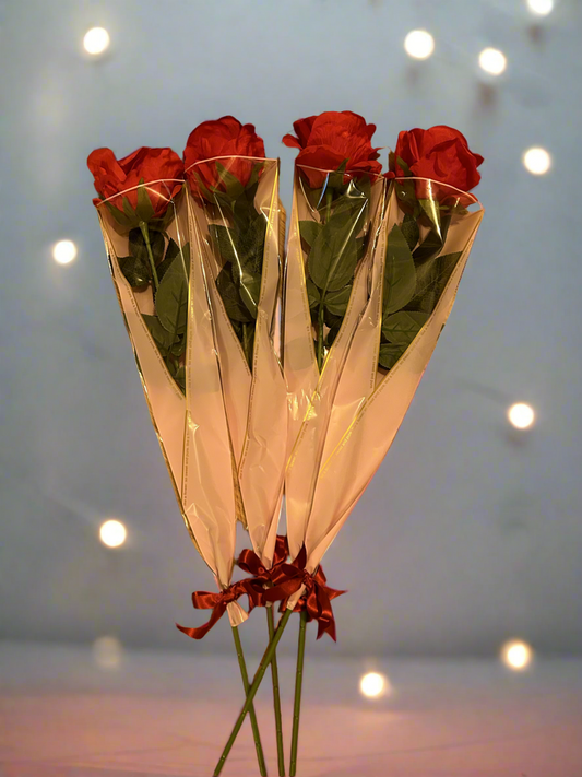 Single long stem rose’s