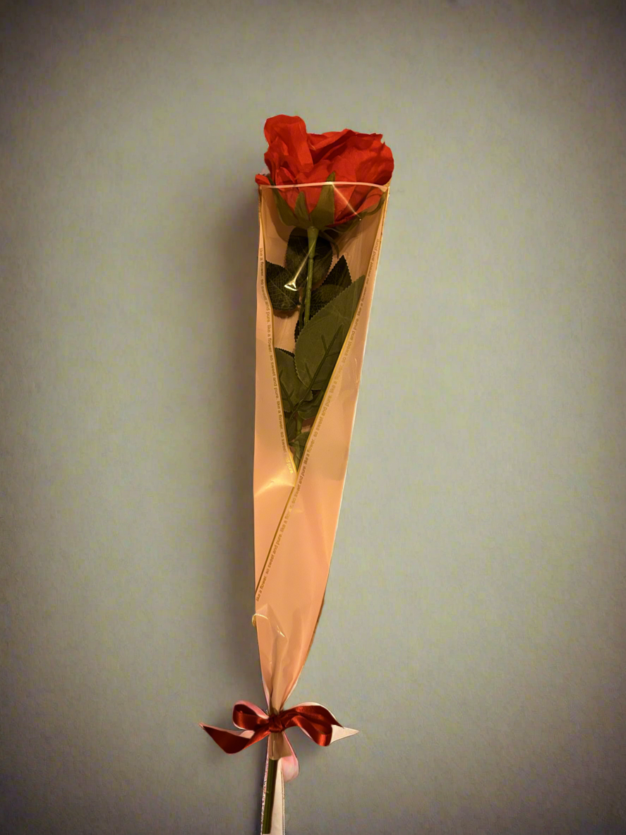 Single long stem rose’s