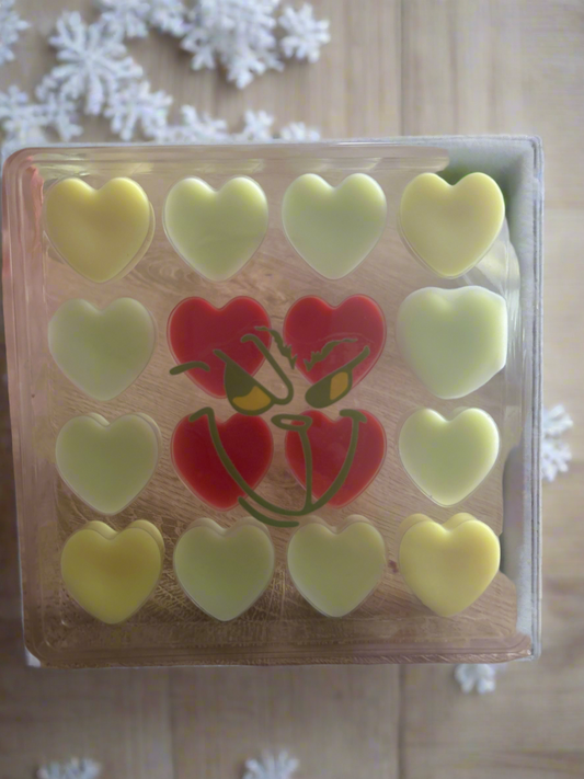 Grinch wax melt boxes