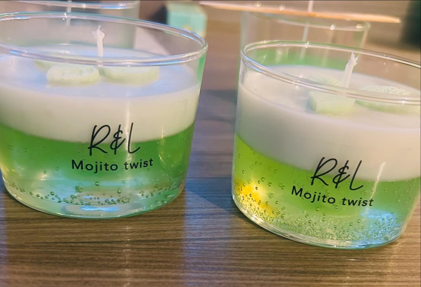 mojito scented candle