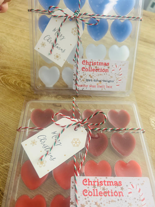 Festive wax melt box