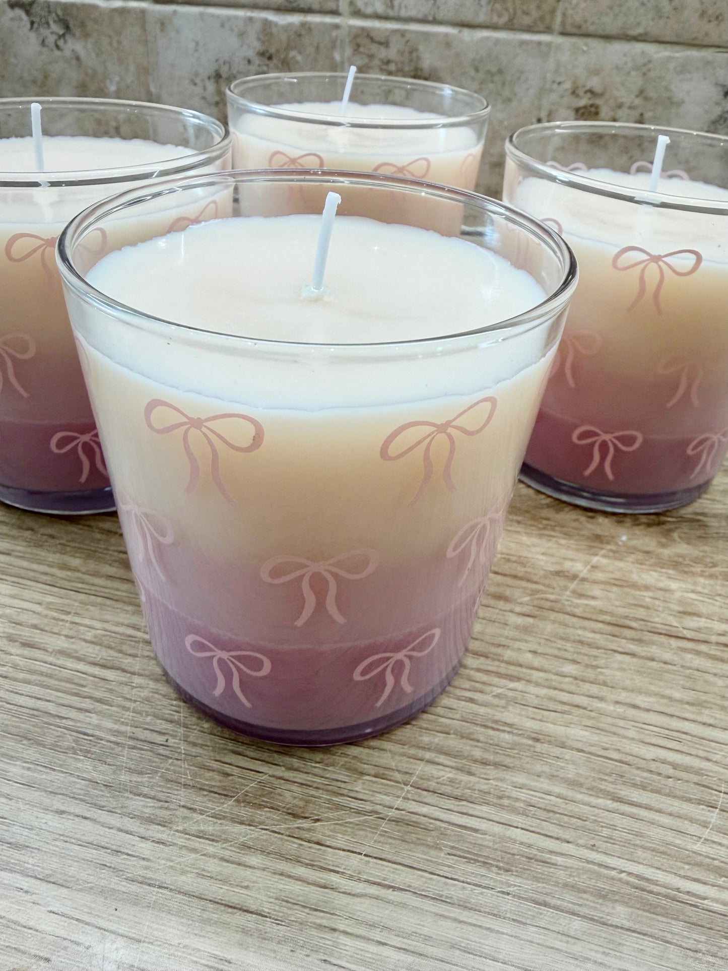 Vanilla scented candle