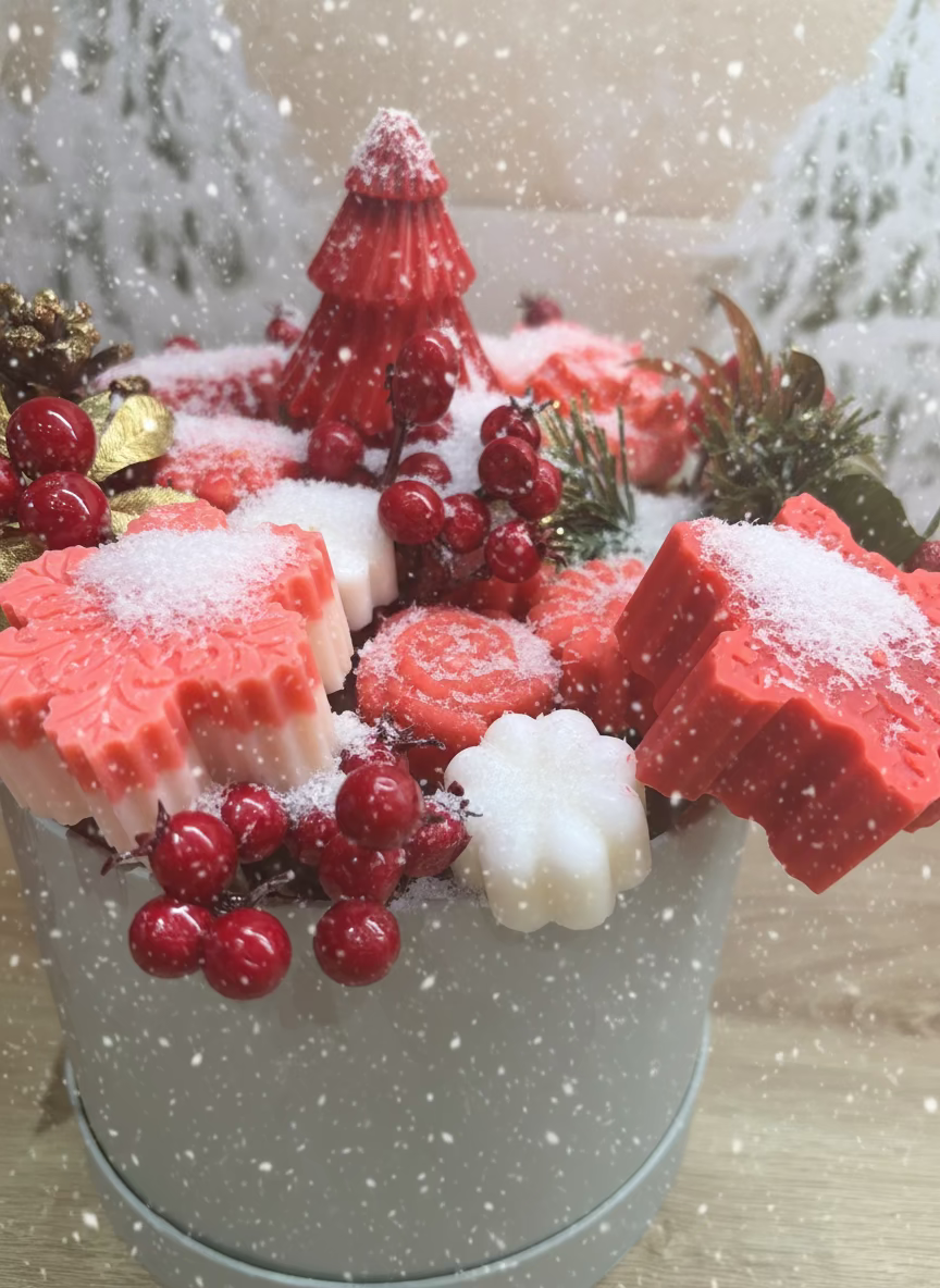 Christmas wax melt bouquet