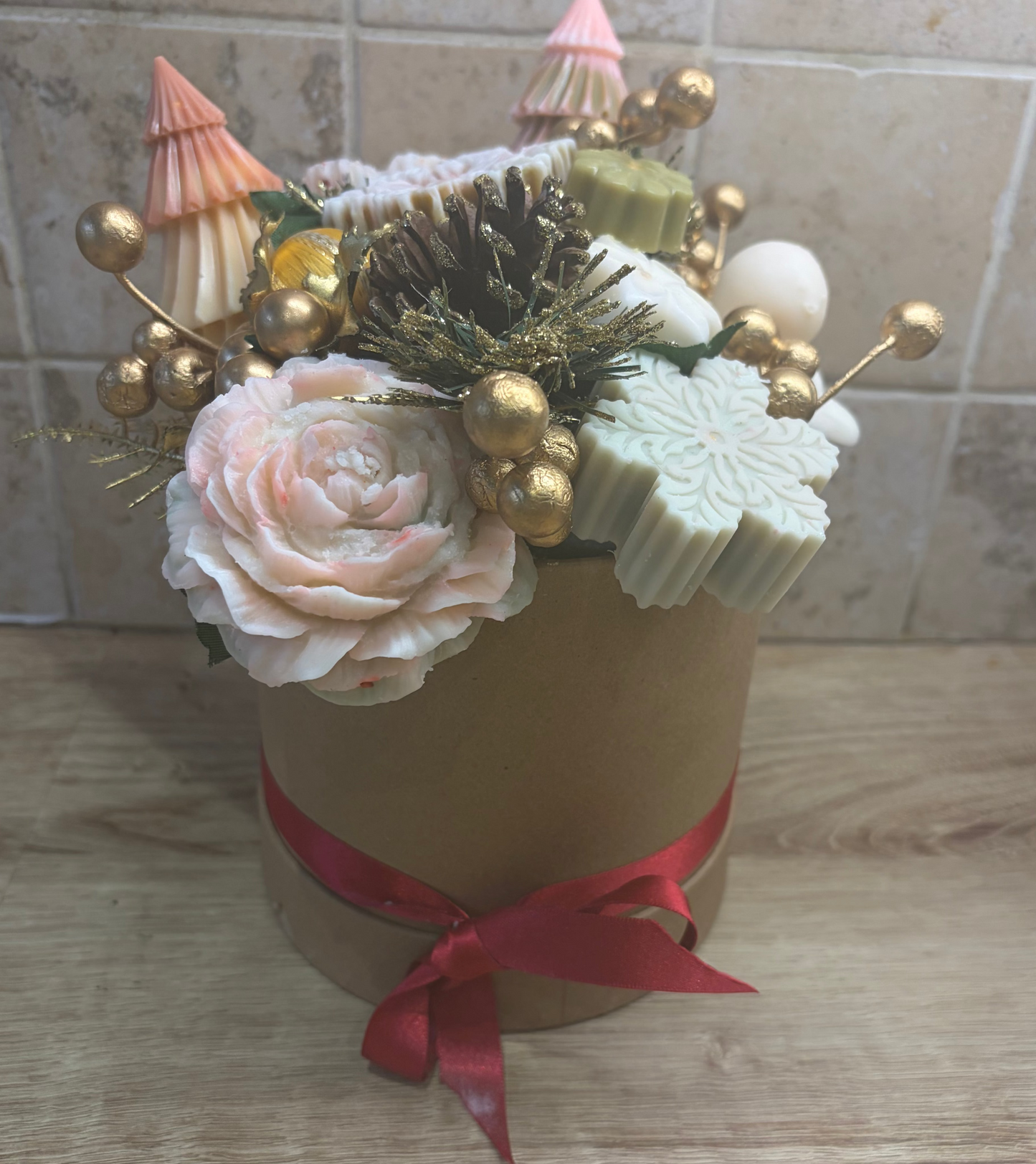 Christmas wax melt bouquet