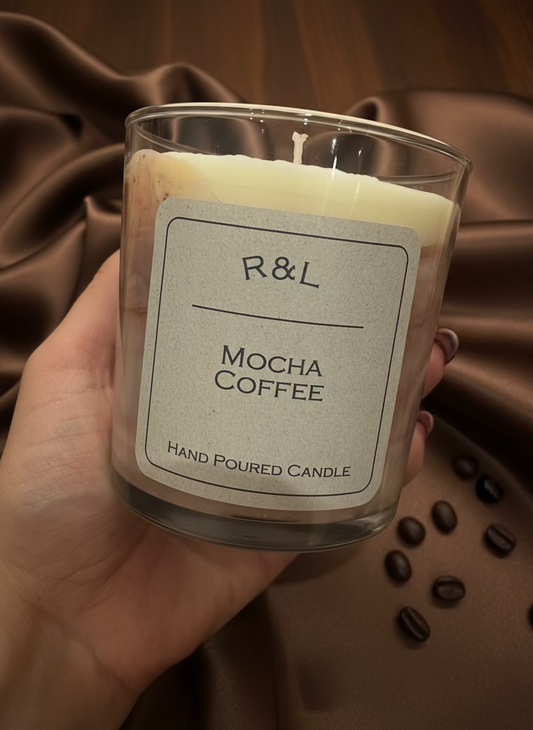 Mocha coffee candle