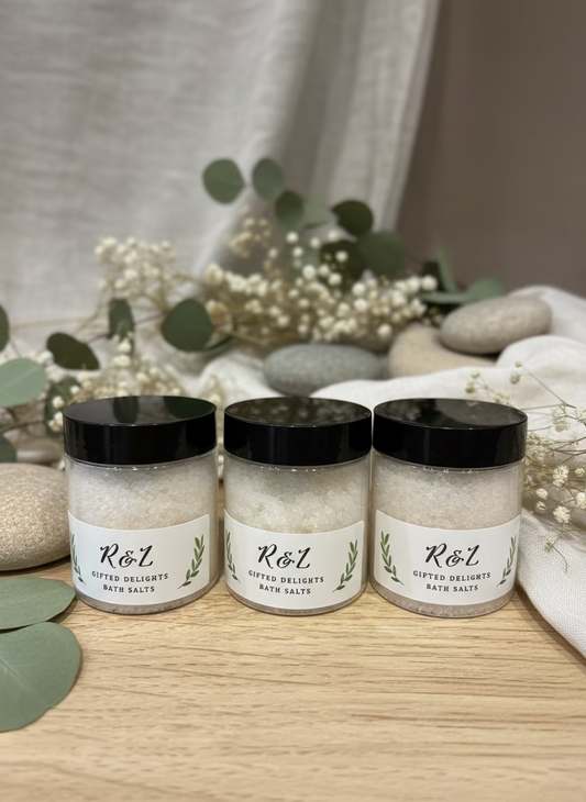 Mini bath salt pots