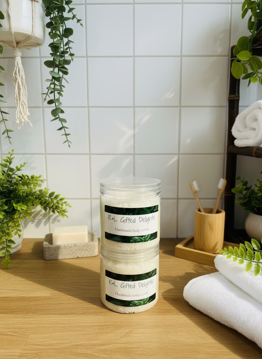Organic body scrubs