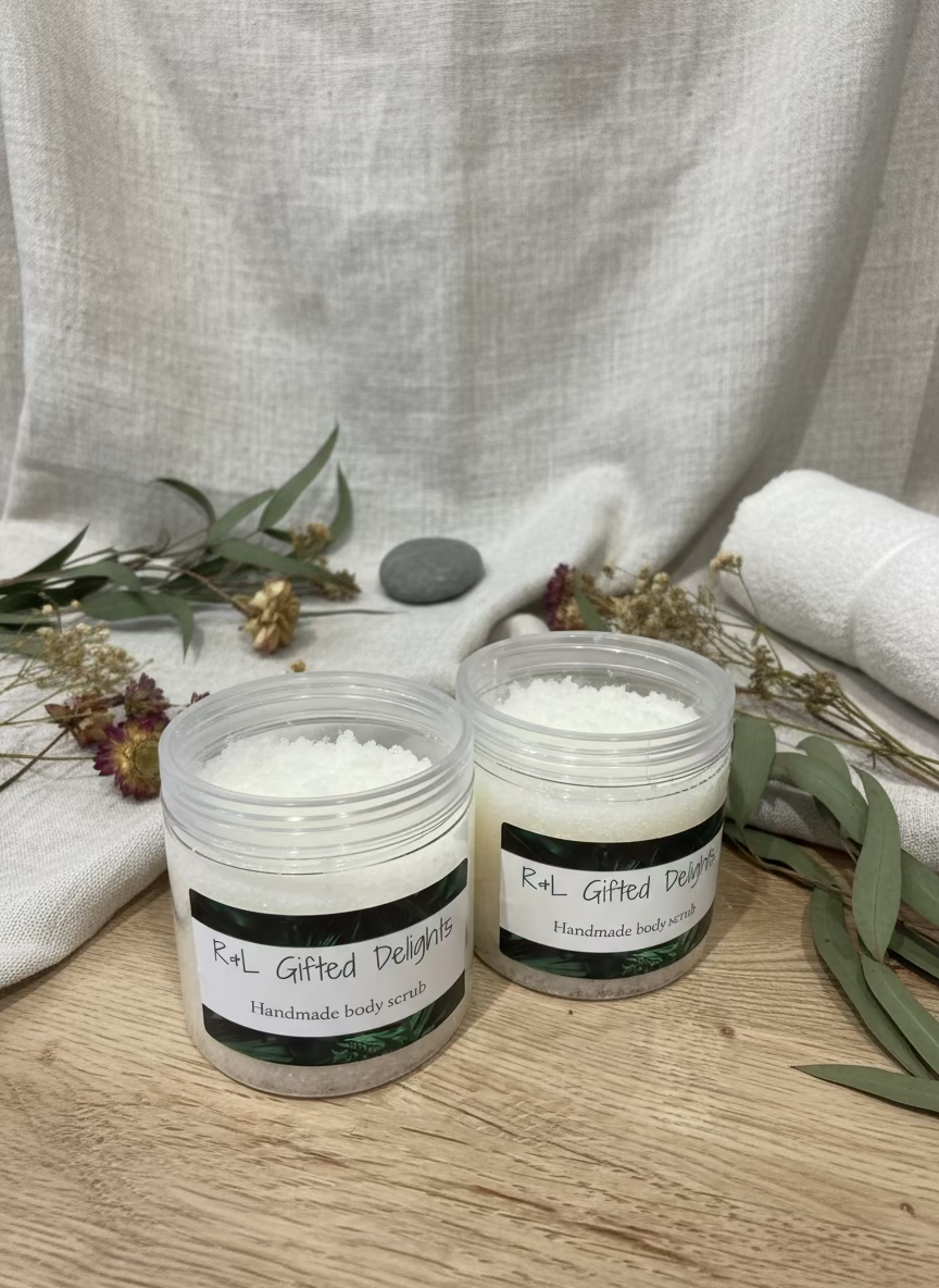 Organic body scrubs