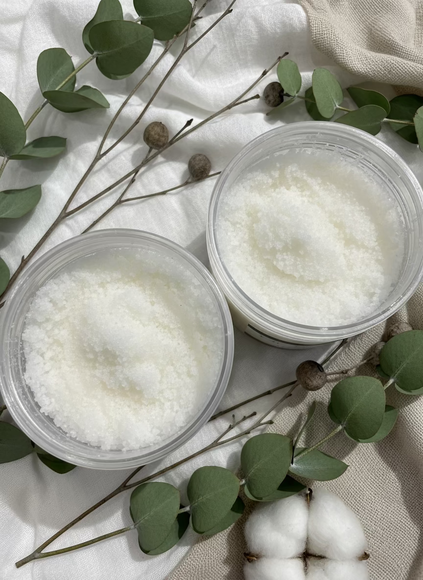 Organic body scrubs