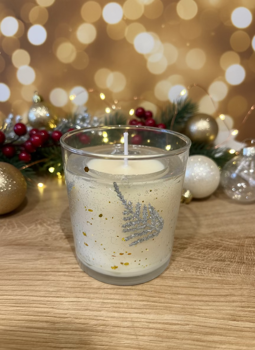 Mulled wine festive candle