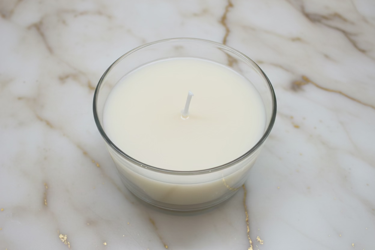 Vanilla scented candle
