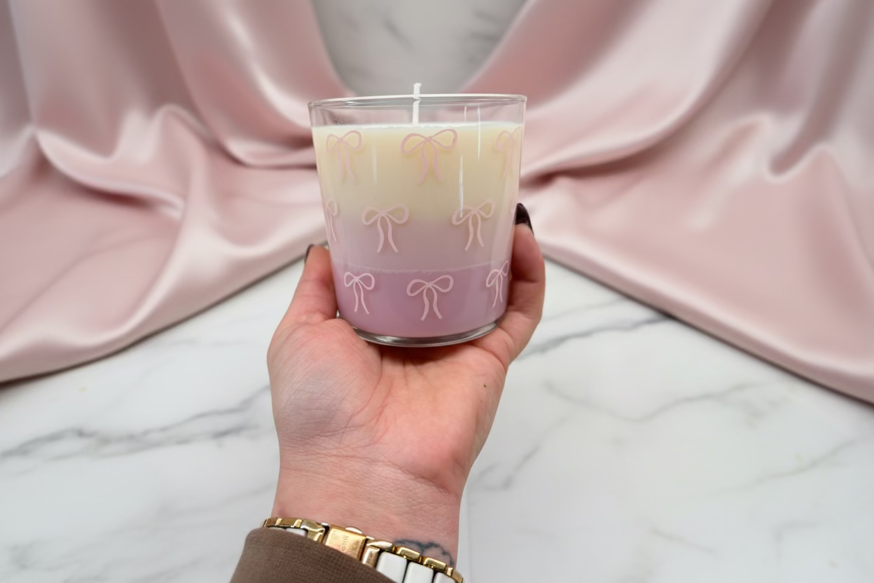 Vanilla scented candle