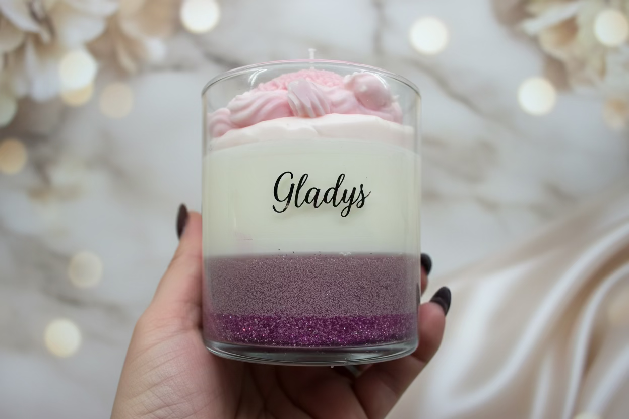 Gladys candle rhubarb scent