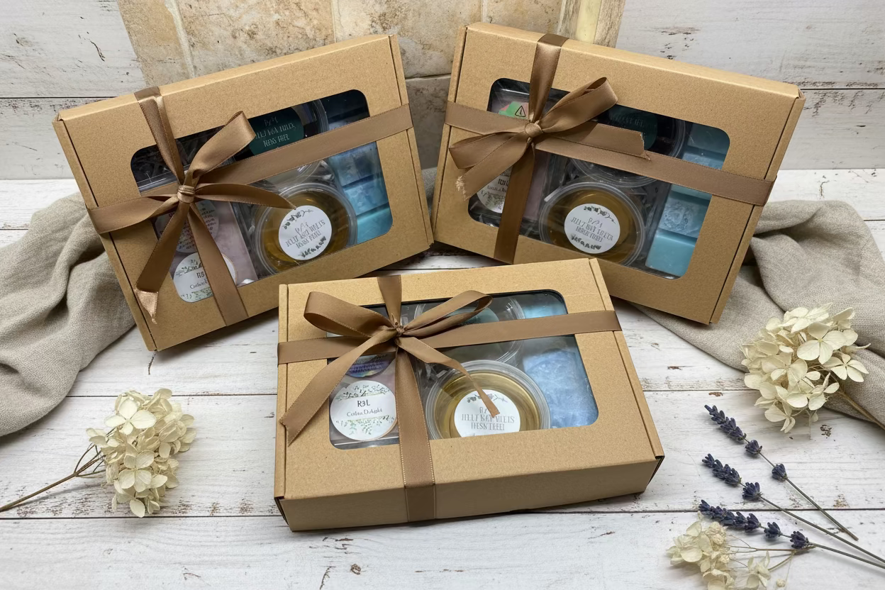 Wax melt gift boxes