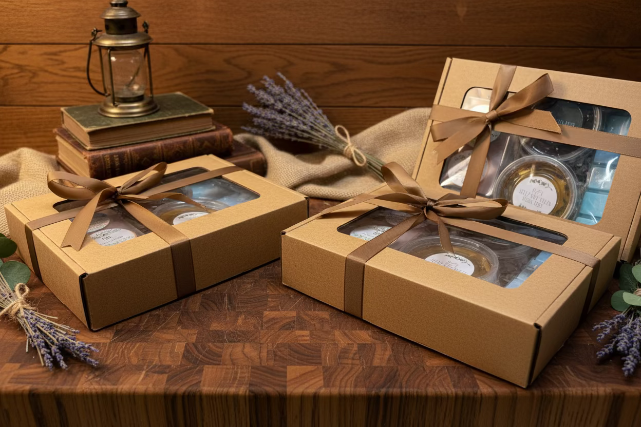 Wax melt gift boxes